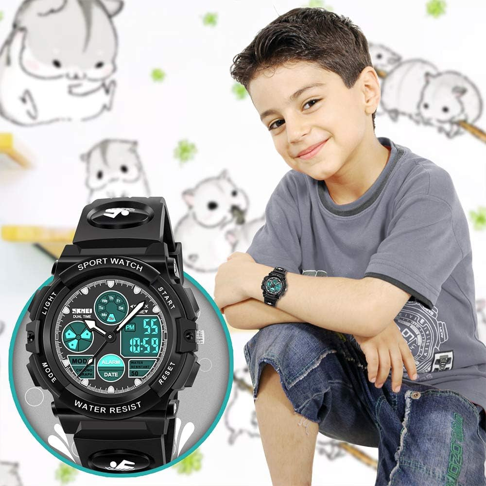 Kids Digital Watches, LED Waterproof Sports Watches for Kids- Best Gifts for Boys