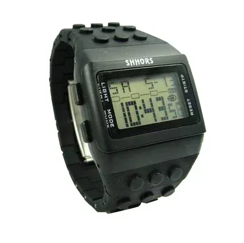 Fashion Brand SHHORS Watches Women Watches Fashion Plastic Led Digital Watches Rainbow Watch Electronic Wristwatch Reloj Mujer