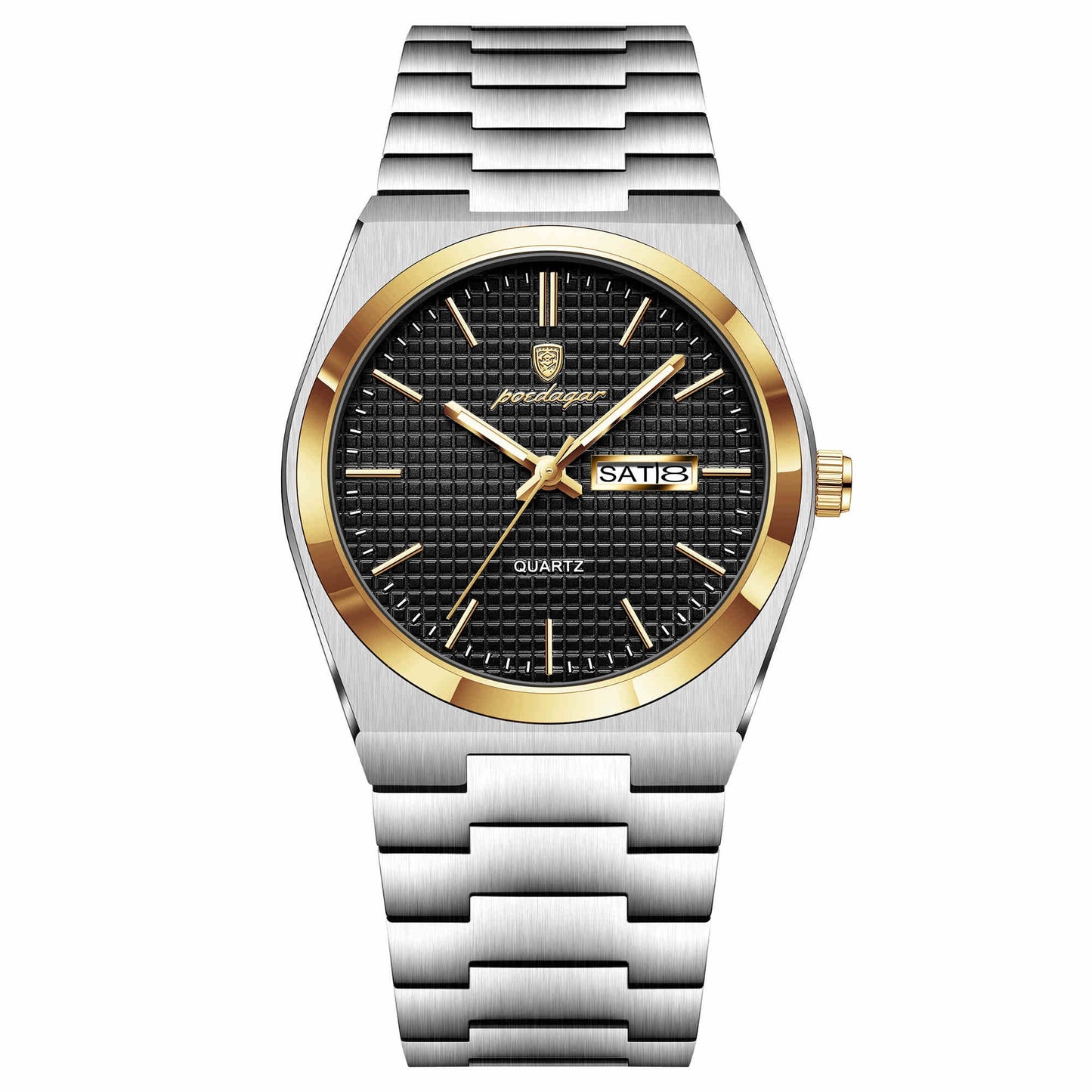 Fashion Waterproof Calendar Business Glow-In-The-Dark Trend Watch