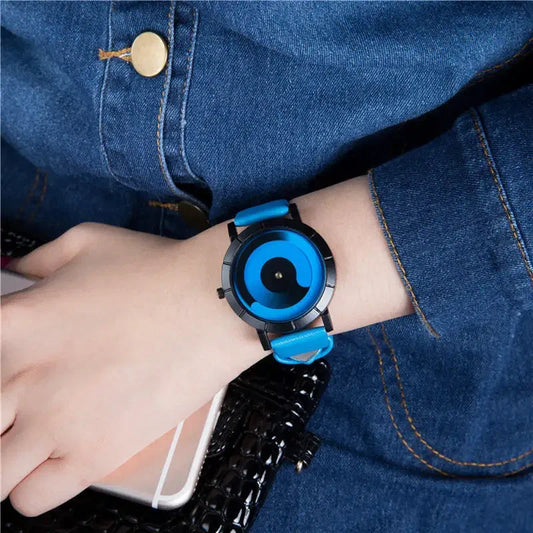 New Creative Rotation Men Watches 2020 Leather Strap Quartz Watches Men Sports Watches Fashion Male Watch Relogio Masculino