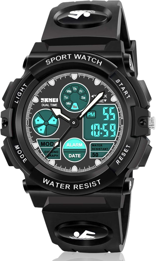 Kids Digital Watches, LED Waterproof Sports Watches for Kids- Best Gifts for Boys