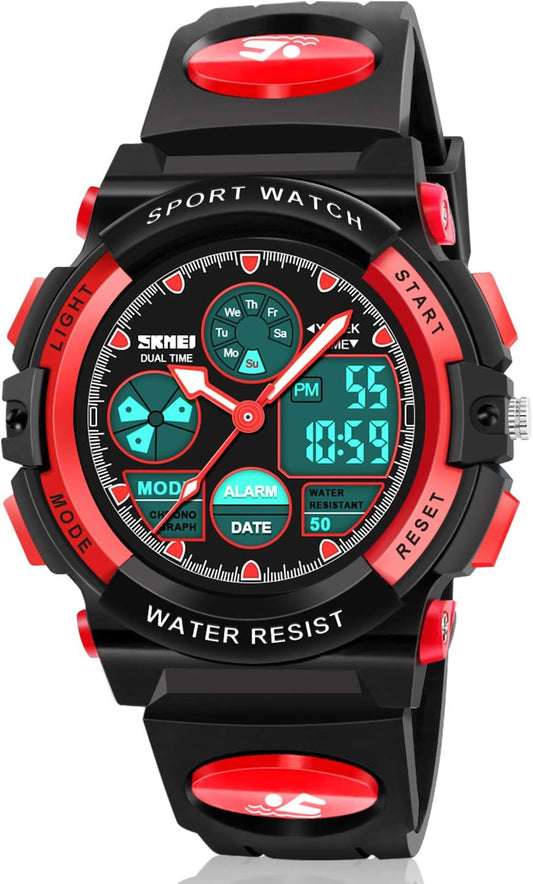 Kids Digital Watches, LED Waterproof Sports Watches for Kids- Best Gifts for Boys