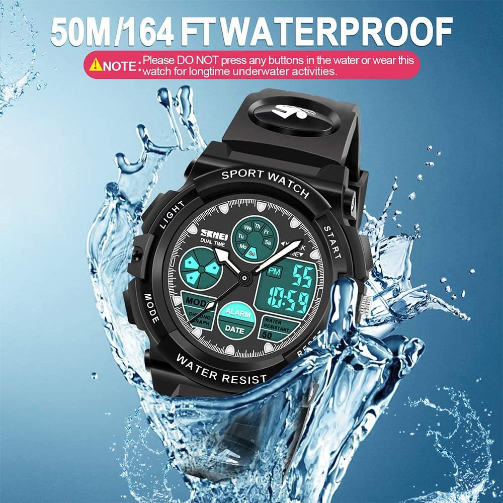 Kids Digital Watches, LED Waterproof Sports Watches for Kids- Best Gifts for Boys